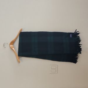 Pendleton Robe In A Bag.  Stadium blanket, Green, Navy, Black Plaid, Virgin Wool